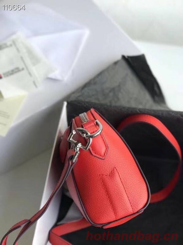 GIVENCHY Original Leather Shoulder Bag 1870 red