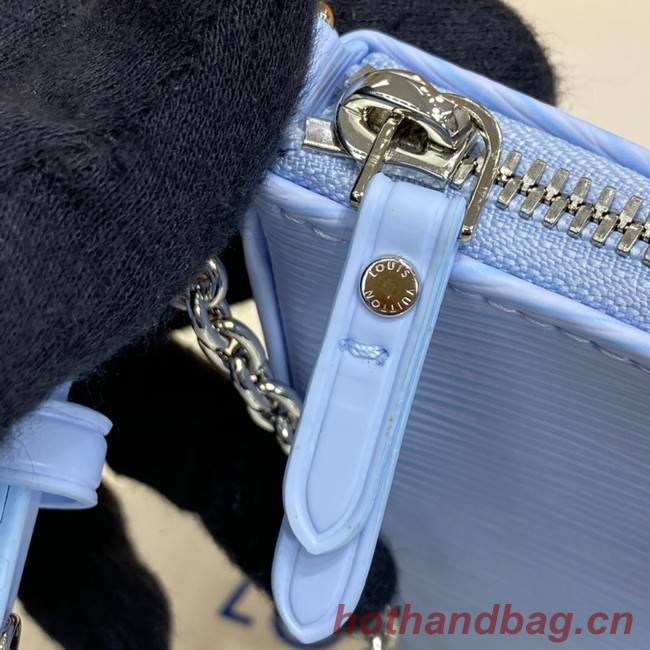 Louis Vuitton EASY POUCH ON STRAP M80471 light blue