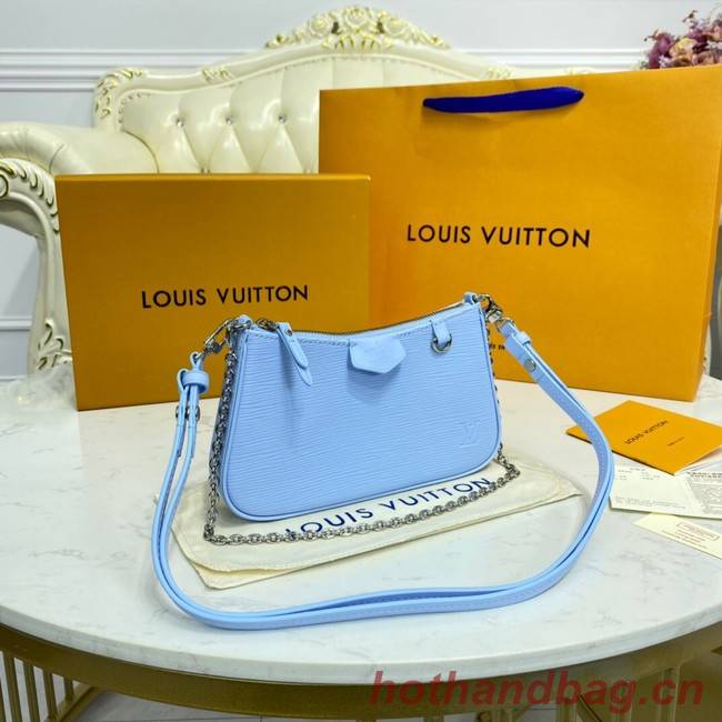 Louis Vuitton EASY POUCH ON STRAP M80471 light blue