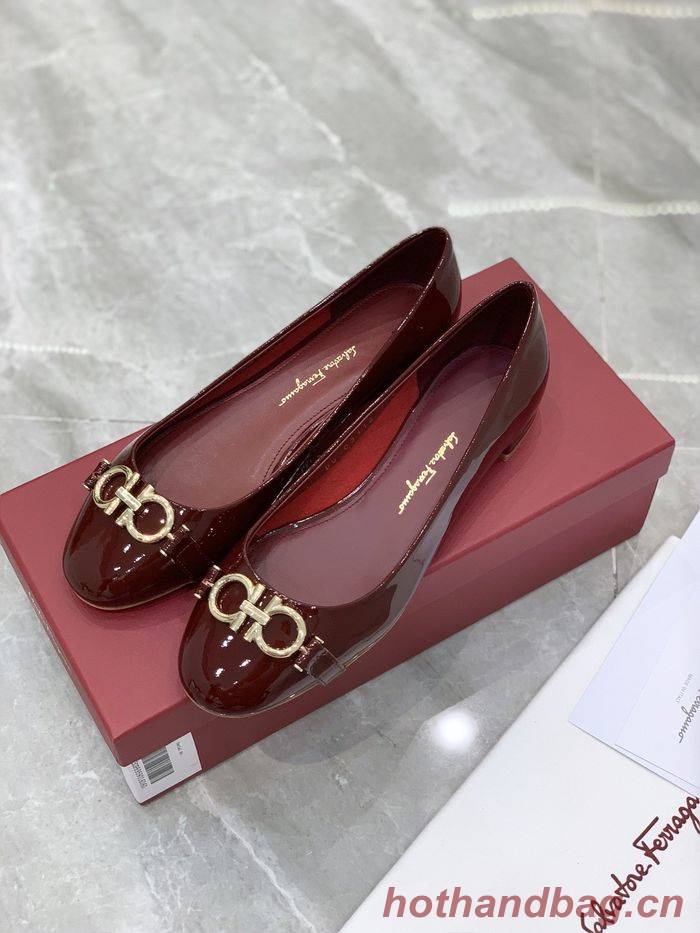 Ferragamo shoes FR00005 Heel 1CM