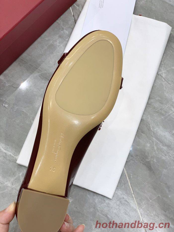 Ferragamo shoes FR00005 Heel 1CM