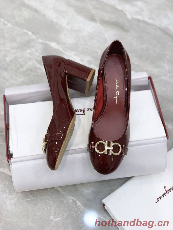 Ferragamo shoes FR00007 Heel 5.5CM