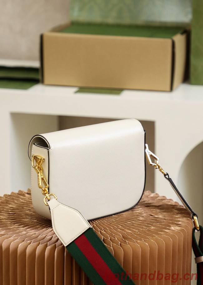 Gucci Horsebit 1955 mini bag 658574 White