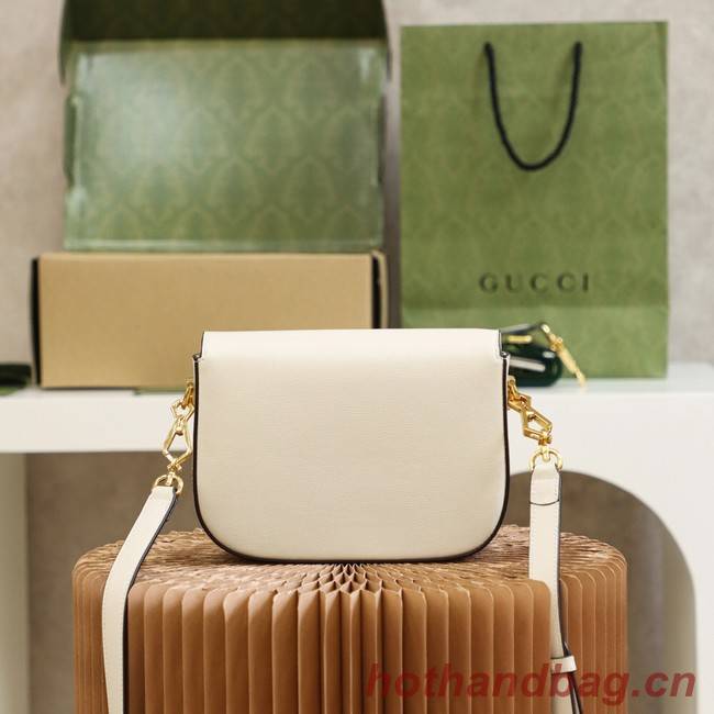 Gucci Horsebit 1955 mini bag 658574 White