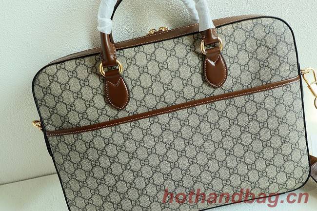 Gucci Business case with Interlocking G 674140 Brown