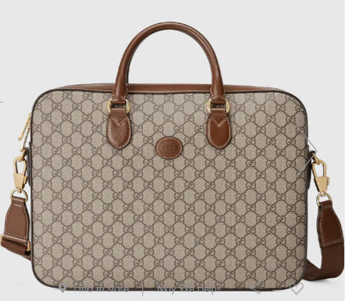 Gucci Business case with Interlocking G 674140 Brown