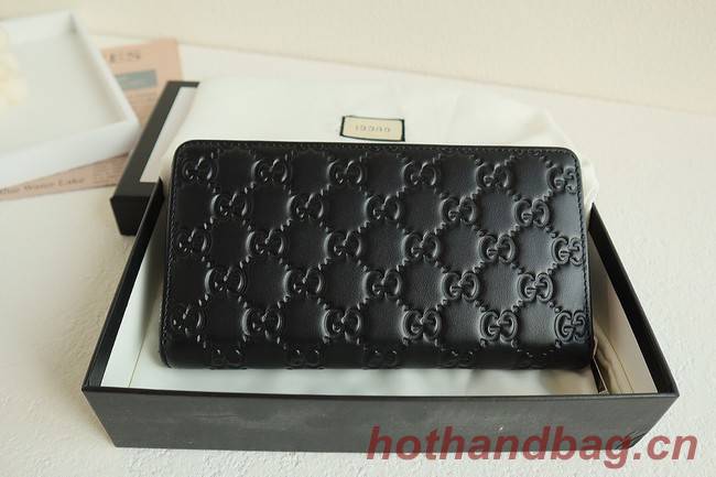 Gucci Ophidia leather Zip around wallet 473928 black