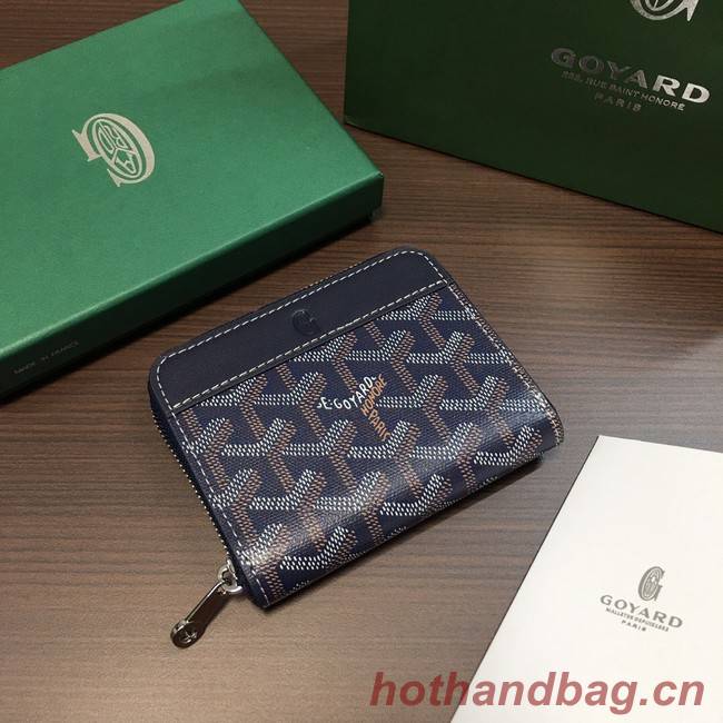 Goyard Card case G9982 dark blue