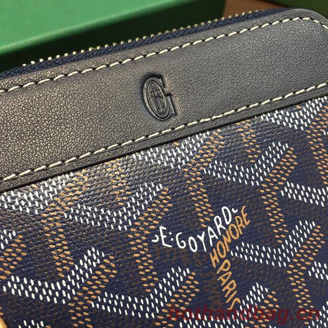 Goyard Card case G9982 dark blue