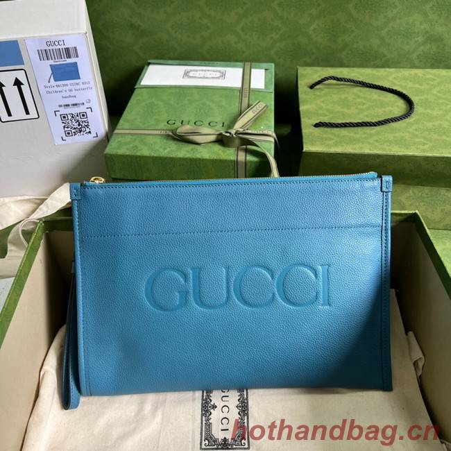 Gucci Ophidia pouch leather 681200 blue