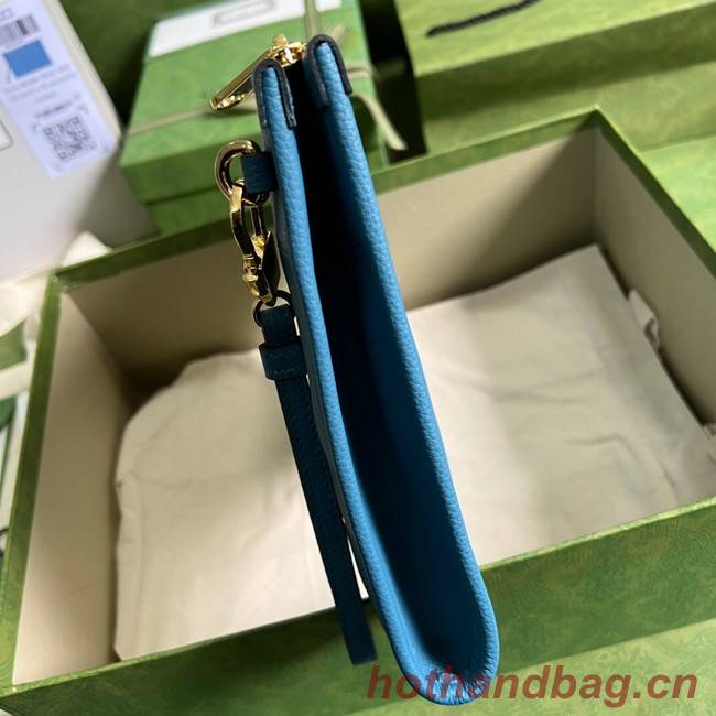 Gucci Ophidia pouch leather 681200 blue