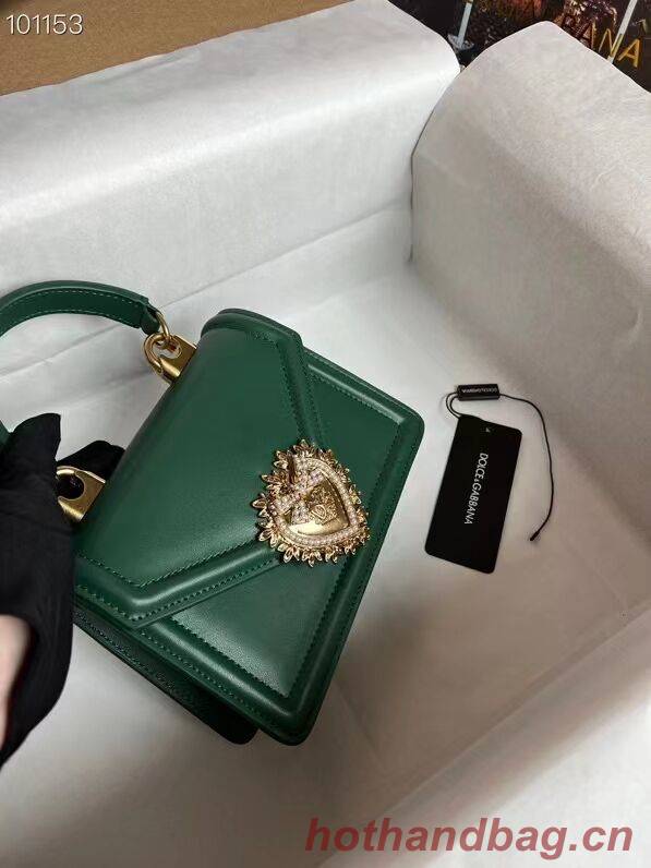 Dolce & Gabbana Origianl Leather Shoulder Bag 4011 green