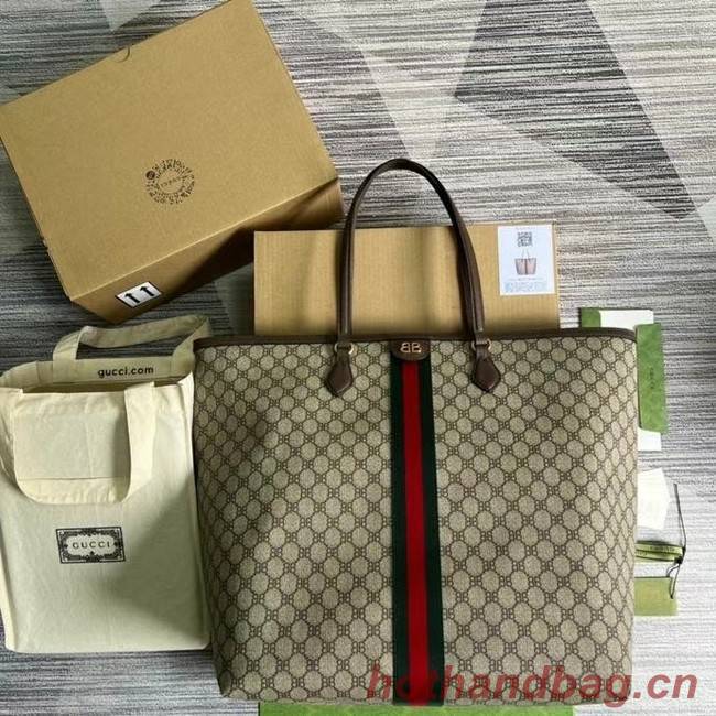 Gucci Ophidia series large GG Tote Bag 680127 brown