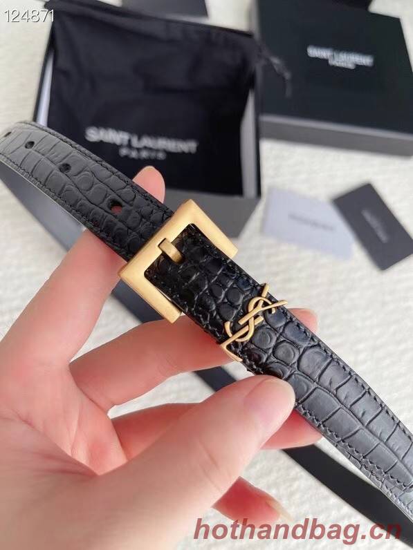 YSL calf leather 20MM BELT SL1464