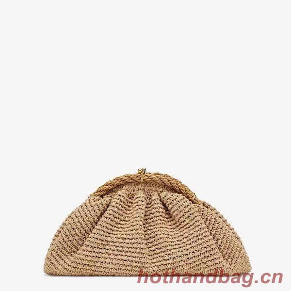 FENDI  raffia bag F7641 Beige