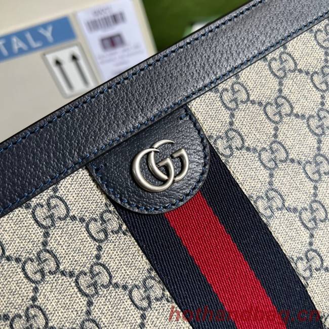 Gucci Ophidia GG Small Shoulder Bag 503877 blue