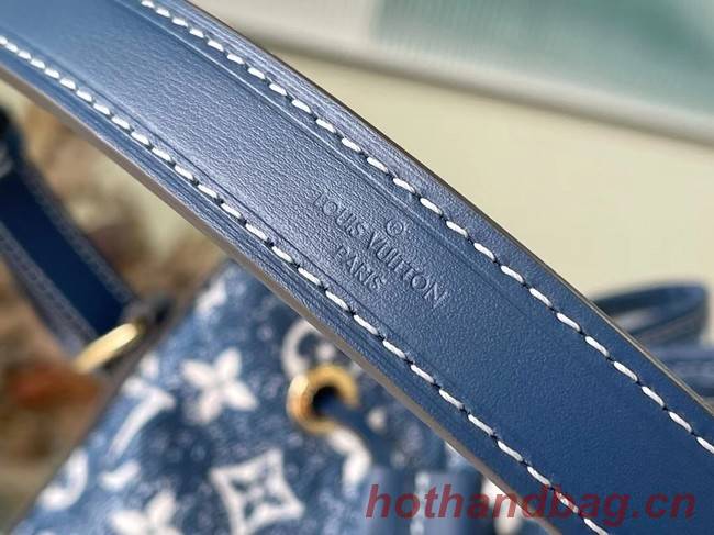 Louis Vuitton Monogram denim M59606 Navy Blue