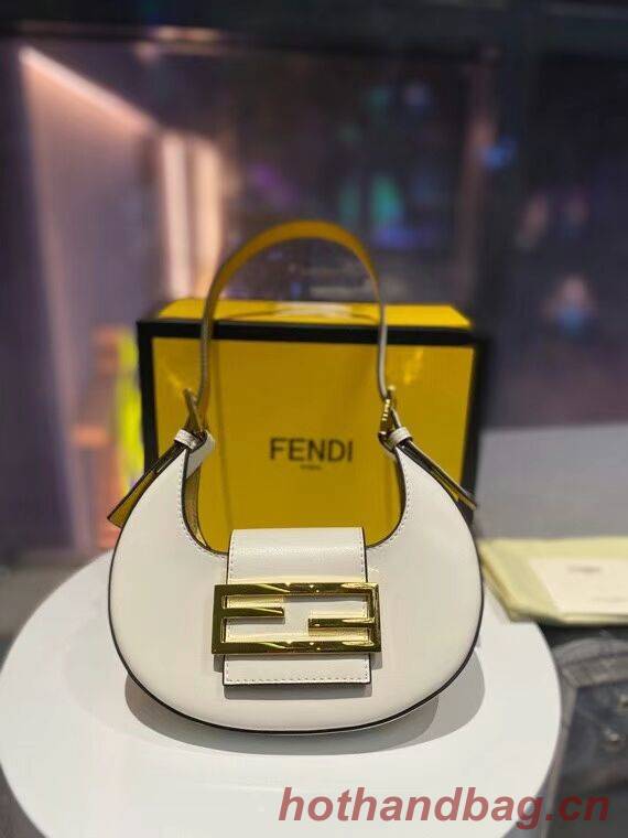 Fendi Cookie White leather mini bag 8BS065A