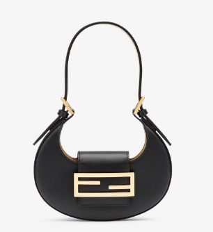 Fendi Cookie black leather mini bag 8BS065A