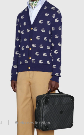 Gucci GG briefcase 658543 black