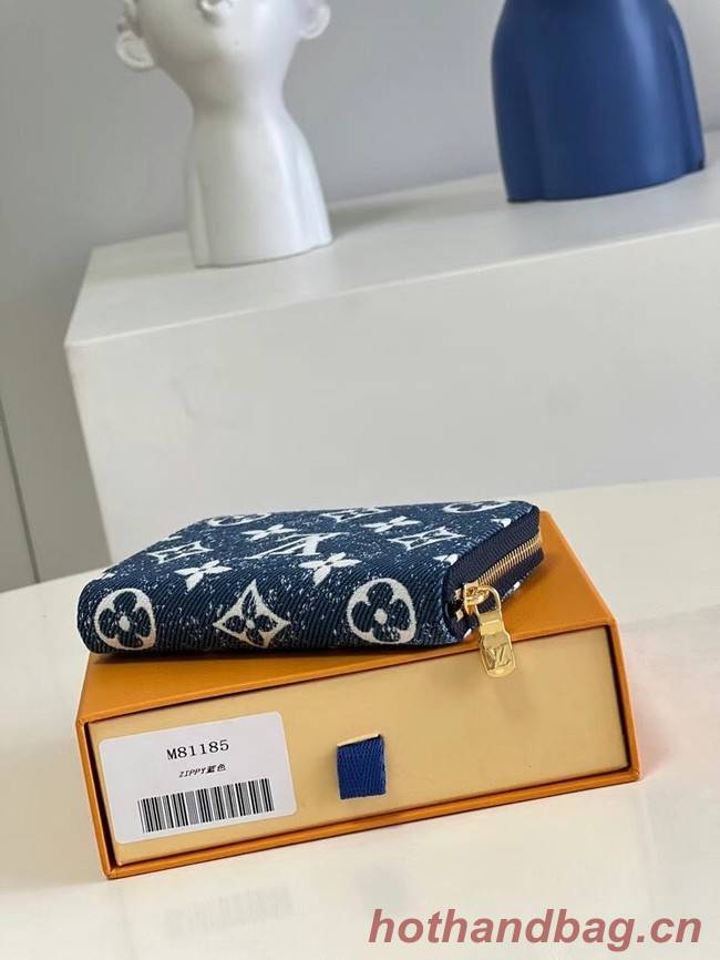 Louis Vuitton ZIPPY COIN PURSE M81185 Navy Blue