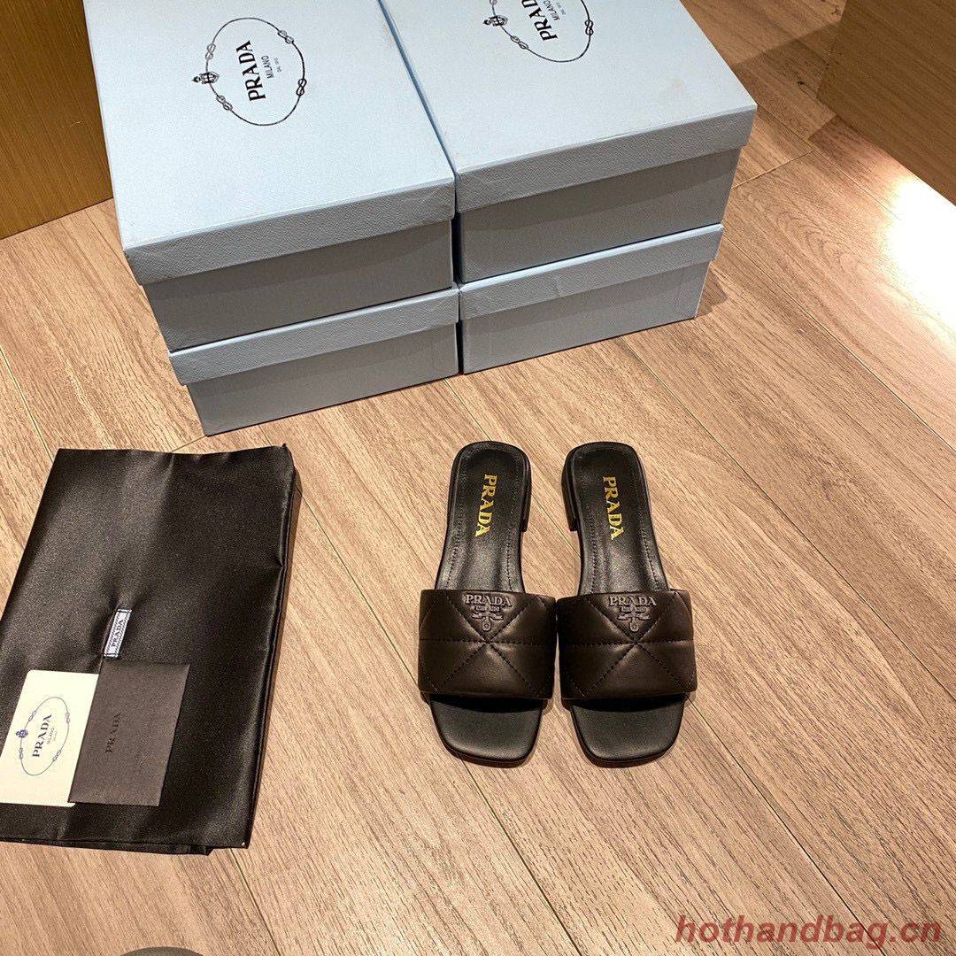 Prada Slippers Shoes PD56902 Black