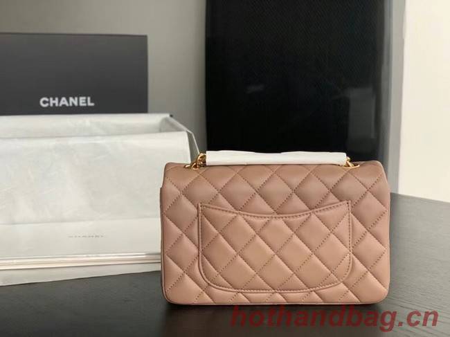 Chanel MINI Flap Bag Original Sheepskin Leather 1116 Taupe