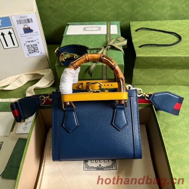 Gucci Diana mini tote bag 702732 Royal blue