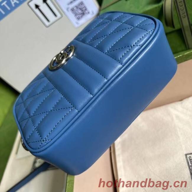 Gucci GG Marmont mini shoulder bag 634936 blue