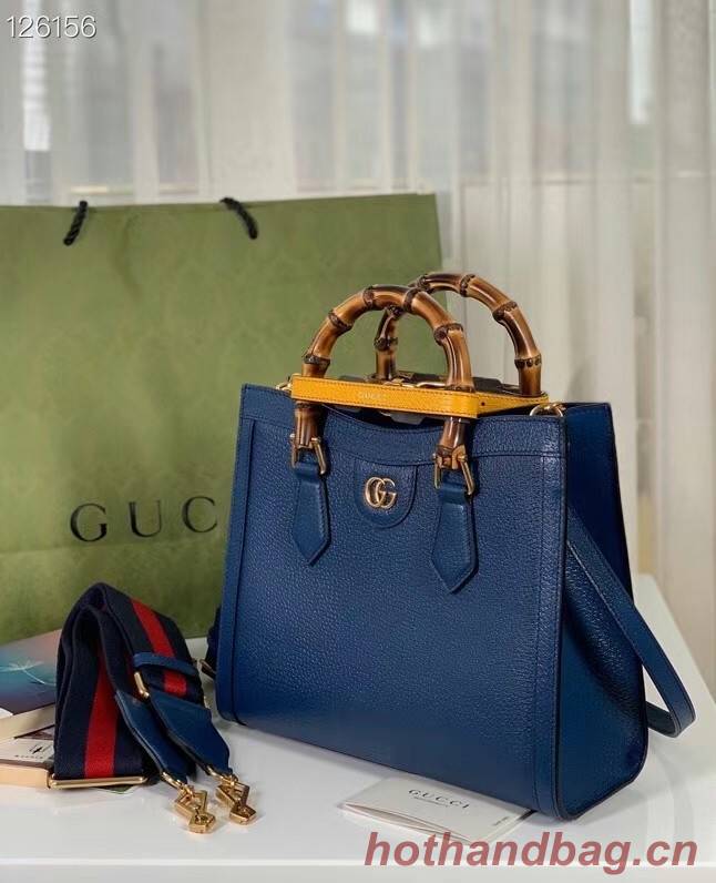 Gucci Diana small tote bag 702721 blue