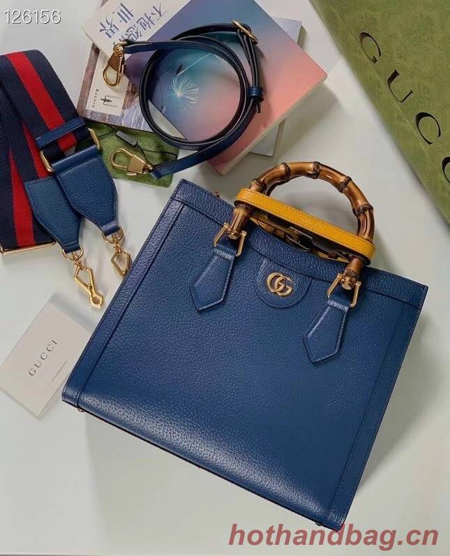 Gucci Diana small tote bag 702721 blue