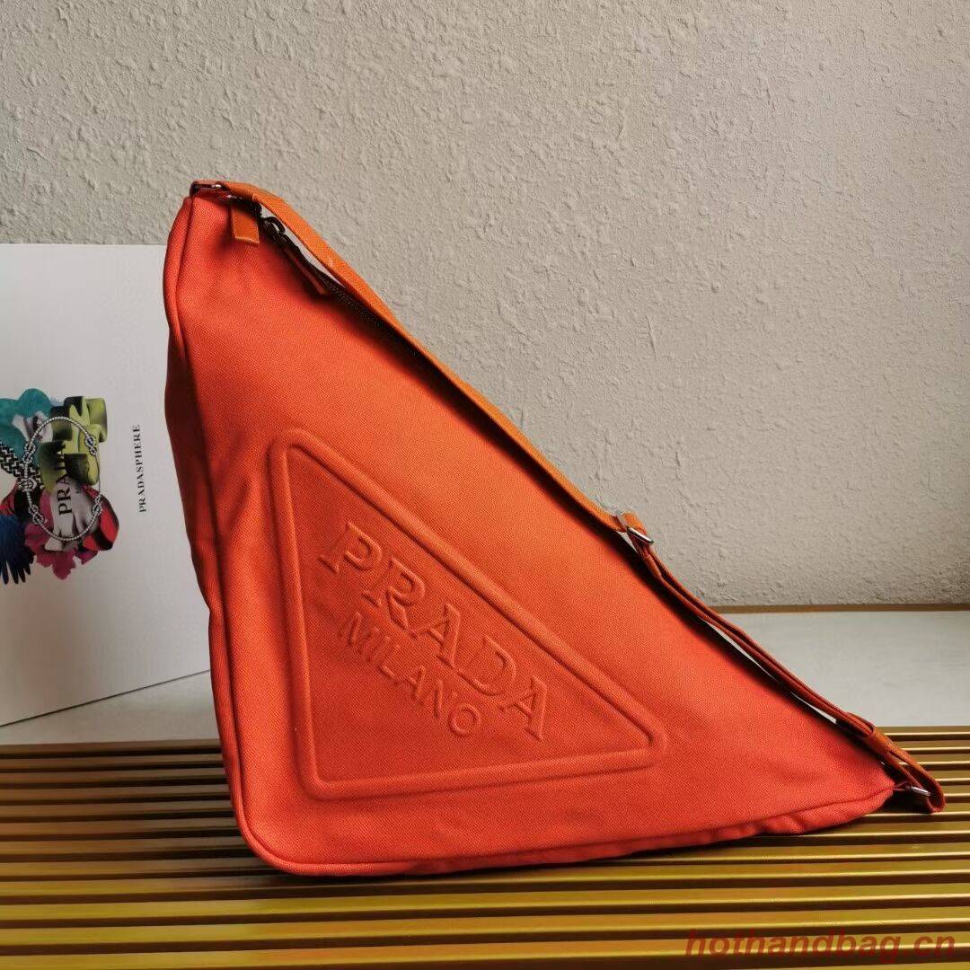 Prada Re-Nylon large shoulder bag 2EV077 orange