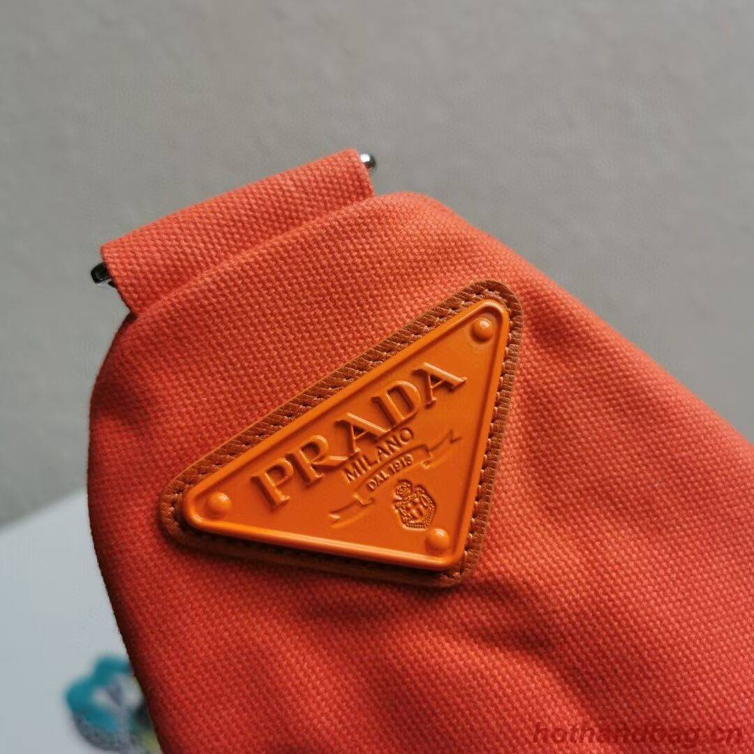 Prada Re-Nylon large shoulder bag 2EV077 orange