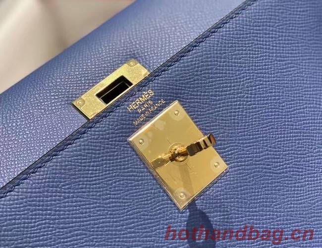 Hermes Original Epsom Leather KEL2578 dark blue