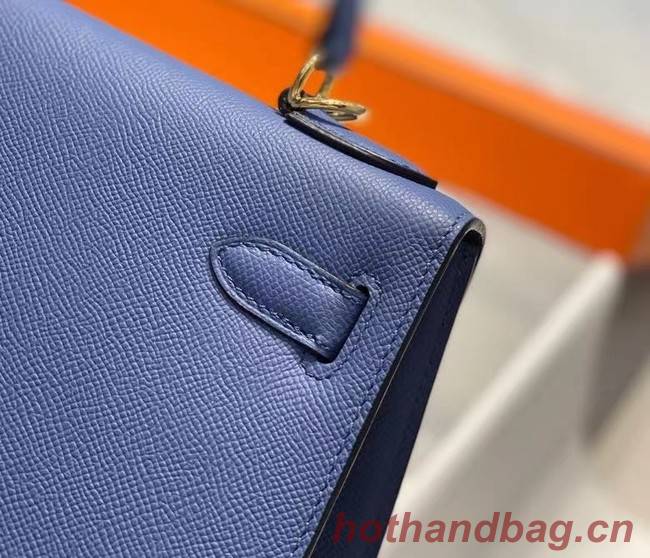 Hermes Original Epsom Leather KEL2578 dark blue