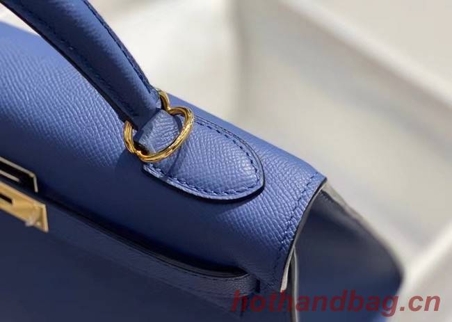 Hermes Original Epsom Leather KEL2578 dark blue