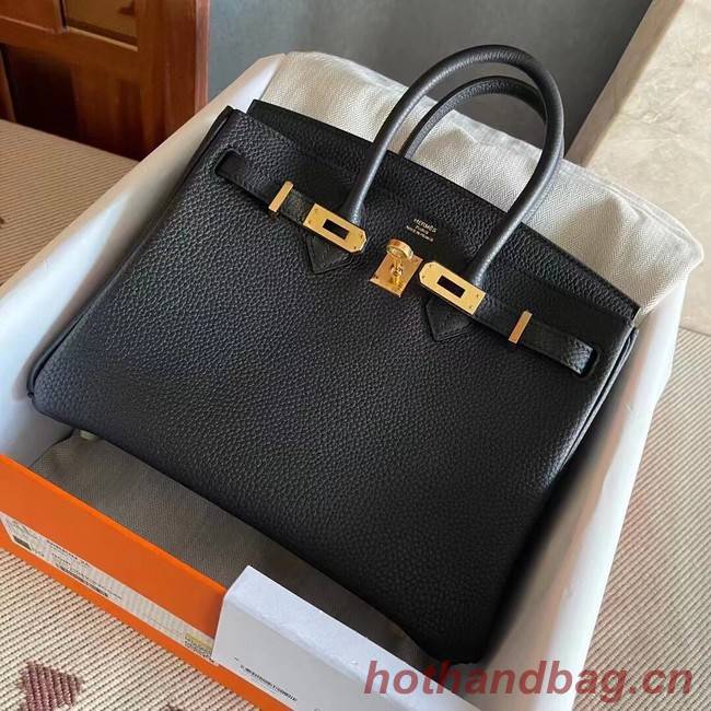 Hermes original Togo Leather HB25O Black