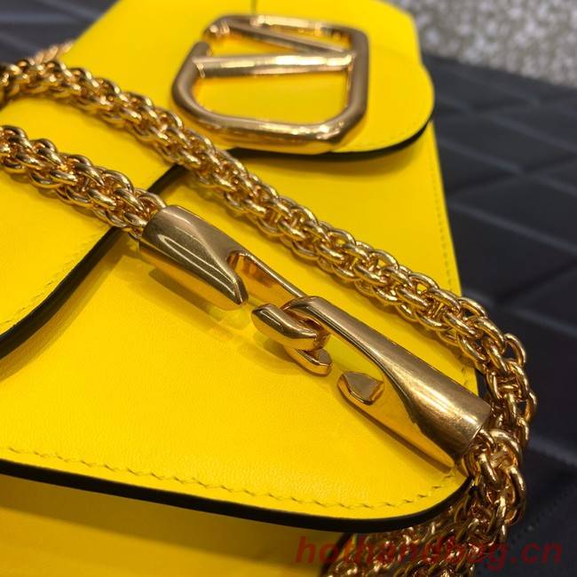 VALENTINO GARAVANI Loco Calf leather bag 2B0K30 yellow