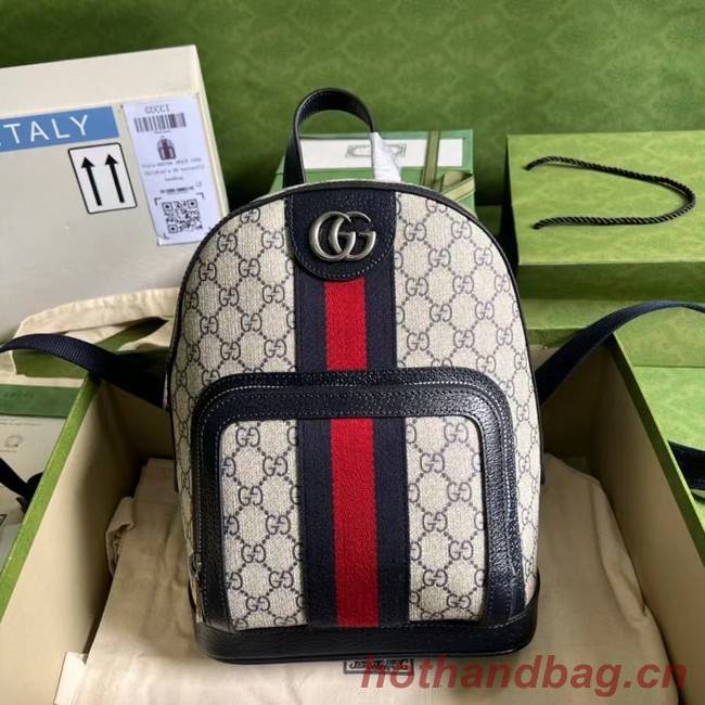 Gucci Ophidia GG Supreme backpack 685769 blue