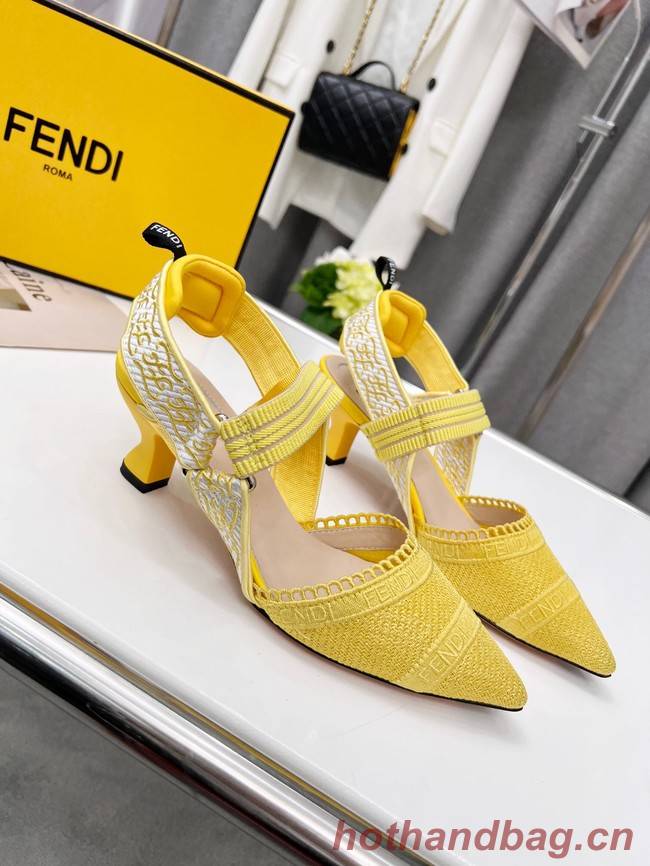 Fendi SANDAL 91029-3 Heel 5.5CM