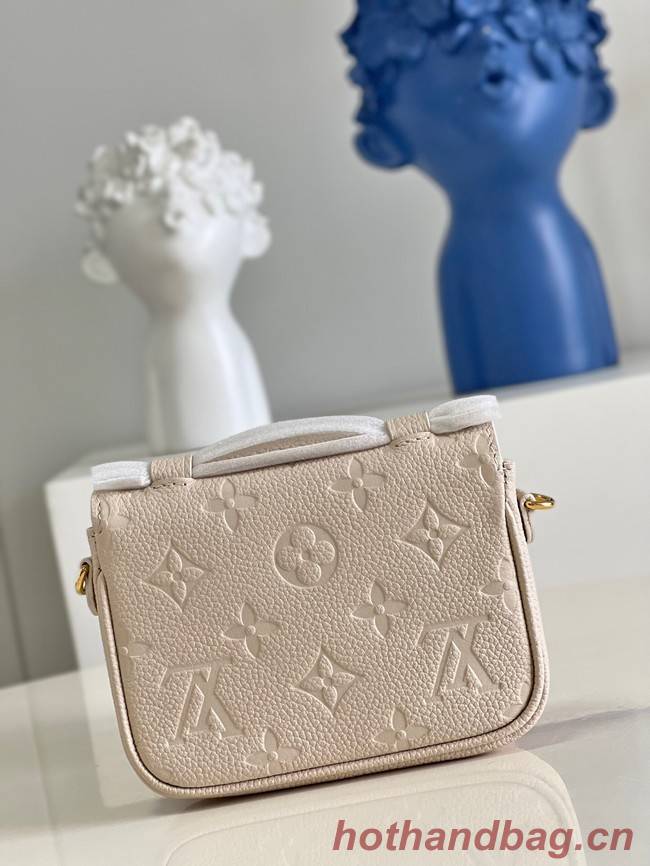 Louis Vuitton Monogram Empreinte POCHETTE METIS BB M81390 Creme