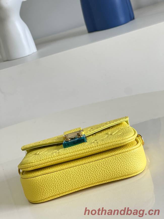 Louis Vuitton Monogram Empreinte POCHETTE METIS BB M81390 yellow