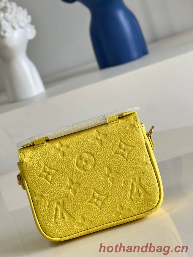 Louis Vuitton Monogram Empreinte POCHETTE METIS BB M81390 yellow