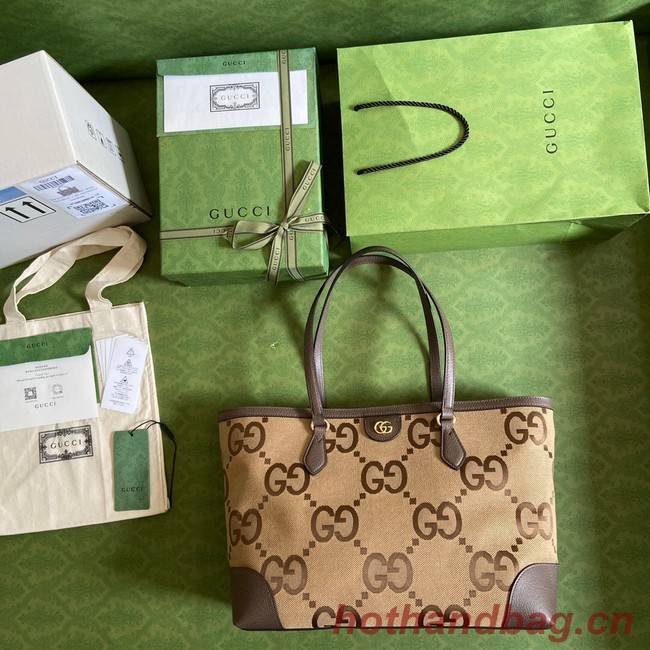 Gucci Ophidia jumbo GG medium tote 631685-2 Brown