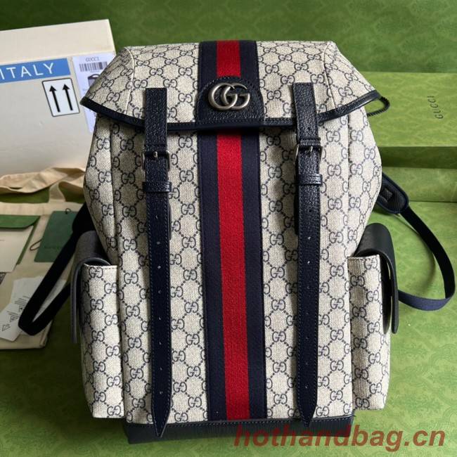 Gucci Ophidia GG medium backpack 598140 Blue