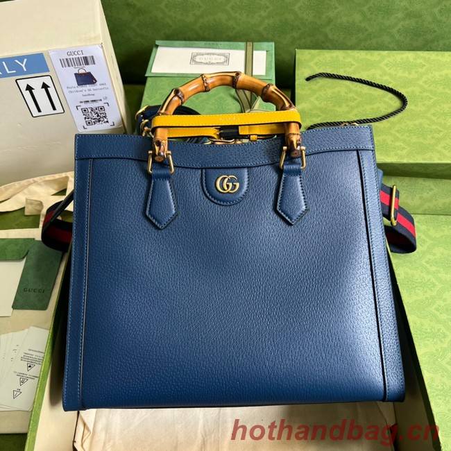 Gucci Diana medium tote bag 678842 Royal blue