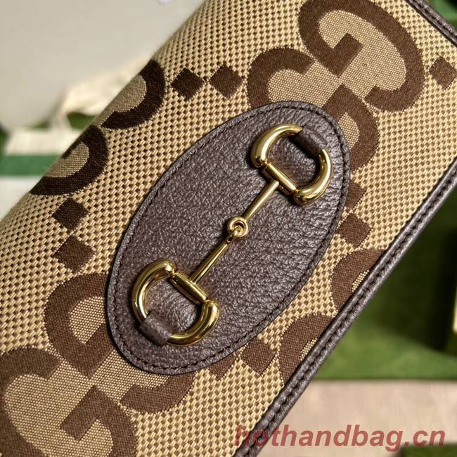 Gucci Horsebit 1955 wallet with chain 621892 brown