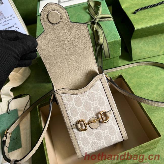 Gucci Horsebit 1955 mini bag 625615 Beige