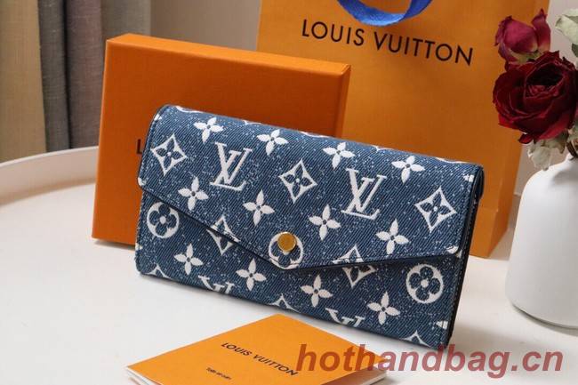 Louis Vuitton SARAH WALLET M81183 Navy Blue