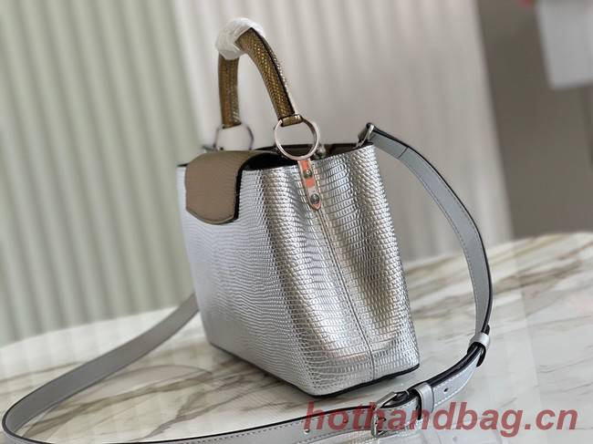 Louis Vuitton CAPUCINES BB M59266 silver